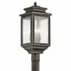 Best Pirce 👍 Kichler Lighting Wiscombe Park 60W 4-Light Post Mount Lantern in Olde Bronze 💯