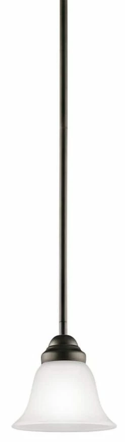 Wholesale 🔥 Kichler Lighting Wynberg 100W 1-Light Medium Incandescent Mini Pendant in Old Bronze ✔️