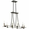 Cheap 🎉 Kichler Lighting Bensimone 14 in. 60W 8-Light Candelabra E-12 Linear Chandelier in Black 🎉 -Kichler Lighting shop Query 1017