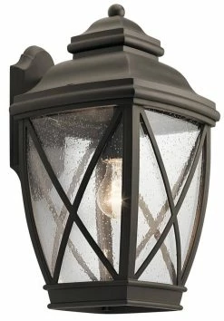 Flash Sale 🎉 Kichler Lighting Tangier™ 150W 1-Light Incandescent Outdoor Wall Sconce in Olde Bronze 🛒