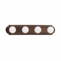 Flash Sale 😍 Kichler Lighting 4-Light Bath Strip Light in Tannery Bronze ⌛