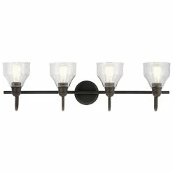 Best Sale ⭐ Kichler Lighting Avery™ 75W 4-Light Medium E-26 Incandescent Vanity Fixture in Olde Bronze 🤩 -Kichler Lighting shop Query 1032