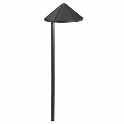 Cheap ✨ Kichler Lighting Six Groove 24.4W 1-Light Wedge S8 Path Light in Textured Black ✨