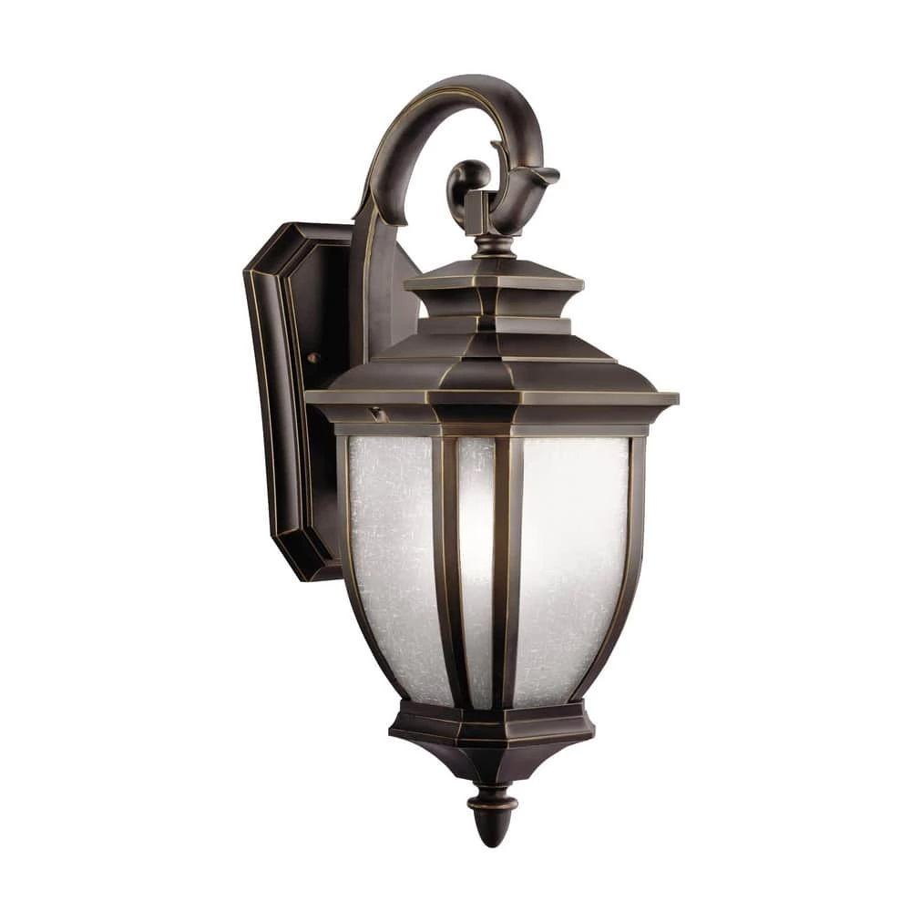 New 😉 Kichler Lighting Salisbury™ 100W 1-Light Wall Mount Outdoor Lantern in Rubbed Bronze ⭐ 3 New 😉 Kichler Lighting Salisbury™ 100W 1-Light Wall Mount Outdoor Lantern in Rubbed Bronze ⭐