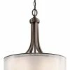 Outlet 🌟 Kichler Lighting Lacey 23-1/2 in. 100 W 4-Light Medium Pendant in Mission Bronze 🤩 -Kichler Lighting shop Query 1043