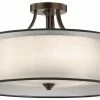 Top 10 ✨ Kichler Lighting Lacey 100W 5-Light Medium E-26 Incandescent Semi-Flush Mount Ceiling Fixture in Mission Bronze 🎉 -Kichler Lighting shop Query 1047