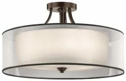 Top 10 ✨ Kichler Lighting Lacey 100W 5-Light Medium E-26 Incandescent Semi-Flush Mount Ceiling Fixture in Mission Bronze 🎉