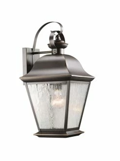 Buy 🌟 Kichler Lighting Mount Vernon 10-1/4 in. 150 W 1-Light Medium Lantern in Olde Bronze 👍