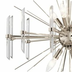 New 💯 Kichler Lighting Eris™ 60W 6-Light Candelabra E-12 Incandescent Chandelier in Polished Nickel ✨ 9 New 💯 Kichler Lighting Eris™ 60W 6-Light Candelabra E-12 Incandescent Chandelier in Polished Nickel ✨ -Kichler Lighting shop Query 1078