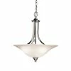 Hot Sale β Kichler Lighting Dover 19 in. 100 W 3-Light Medium Incandescent Pendant in Brushed Nickel β€οΈ 2 Hot Sale β Kichler Lighting Dover 19 in. 100 W 3-Light Medium Incandescent Pendant in Brushed Nickel β€οΈ -Kichler Lighting shop Query 1093