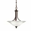 Best Pirce 🧨 Kichler Lighting Dover 19 in. 100 W 3-Light Medium Incandescent Pendant in Tannery Bronze 🥰 -Kichler Lighting shop Query 1094