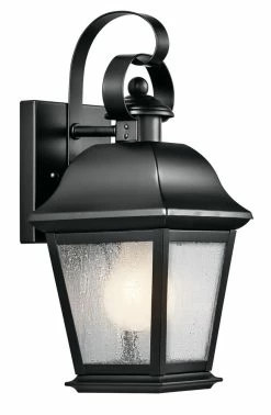 Brand new 👏 Kichler Lighting Mount Vernon 100W 1-Light Medium Sconce in Black 👏
