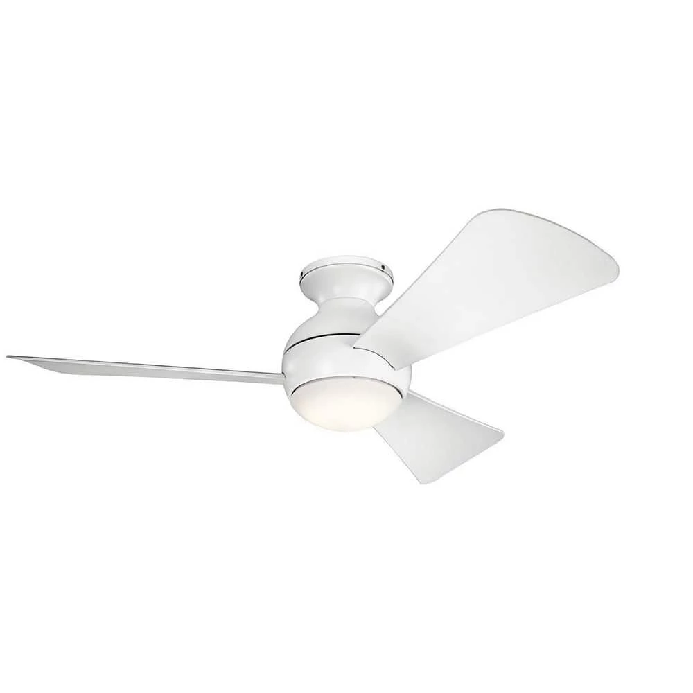 Outlet โญ Kichler Lighting Sola 65W 3-Blade Ceiling Fan with 44 in. Blade Span in Matte White ๐ 3 Outlet โญ Kichler Lighting Sola 65W 3-Blade Ceiling Fan with 44 in. Blade Span in Matte White ๐