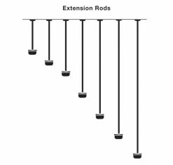 Cheapest ⌛ Kichler Lighting 12 in. OD Stem in Black ✨