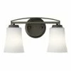 Best deal ⌛ Kichler Lighting Tao 75W 2-Light Medium E-26 Incandescent Vanity Fixture in Olde Bronze ⭐ -Kichler Lighting shop Query 1139