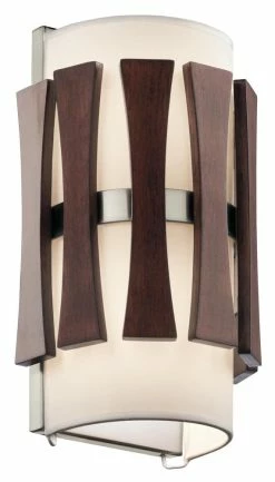 Top 10 ⭐ Kichler Lighting Cirus™ 60W 2-Light Medium E-26 Incandescent Wall Sconce in Auburn Stained 🎁