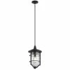 Best Sale 🥰 Kichler Lighting Royal Marine™ 150W 1-Light Medium E-26 Incandescent Outdoor Pendant in Distressed Black 🔥 -Kichler Lighting shop Query 1141