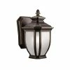 Best Pirce 😀 Kichler Lighting Salisbury™ 60W 1-Light Outdoor Wall Lantern in Rubbed Bronze ✔️