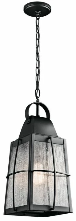 Brand new 🛒 Kichler Lighting Tolerand 150W 1-Light Medium E-26 Base Incandescent Pendant in Textured Black 👍