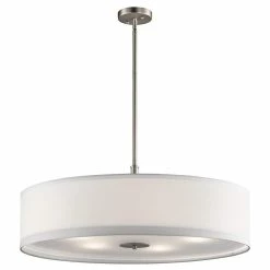 Hot Sale ⌛ Kichler Lighting 100W 5-Light Medium E-26 Base Pendant in Brushed Nickel 🧨
