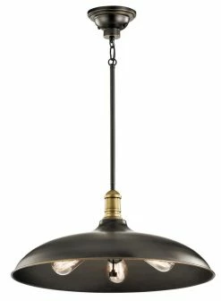 Flash Sale 😀 Kichler Lighting Cobson 100W 3-Light Pendant in Olde Bronze 👍