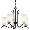Deals ⌛ Kichler Lighting Armida 18 in. 100W 5-Light Medium Chandelier in Olde Bronze 🎉