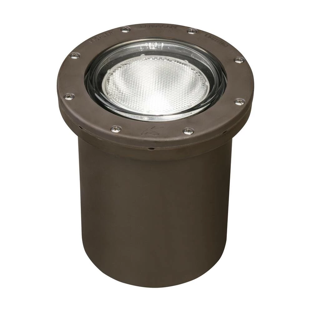 Outlet ๐ Kichler Lighting 75W 1-Light Medium E-26 Incandescent Small In-Ground Well Light in Architectural Bronze ๐ 3 Outlet ๐ Kichler Lighting 75W 1-Light Medium E-26 Incandescent Small In-Ground Well Light in Architectural Bronze ๐