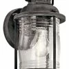 Promo ❤️ Kichler Lighting Ashland Bay 1-Light 75W Small Outdoor Lantern in Weathered Zinc ⭐ -Kichler Lighting shop Query 1169