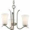 Cheapest ❤️ Kichler Lighting Armida 14-1/4 in. 100W 3-Light Medium Chandelier in Brushed Nickel 🌟 -Kichler Lighting shop Query 1171