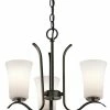 Hot Sale ⭐ Kichler Lighting Armida 14-1/4 in. 100W 3-Light Medium Chandelier in Olde Bronze 🥰 -Kichler Lighting shop Query 1172
