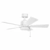 Budget ⌛ Kichler Lighting Bowen™ 48W 5-Blade Ceiling Fan with 42 in. Blade Span in Matte White 🔔 1 Budget ⌛ Kichler Lighting Bowen™ 48W 5-Blade Ceiling Fan with 42 in. Blade Span in Matte White 🔔 -Kichler Lighting shop Query 1180