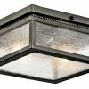 Brand new 🤩 Kichler Lighting Manningham 75W 2-Light Outdoor Ceiling Light in Olde Bronze 👍 -Kichler Lighting shop Query 1182
