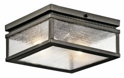 Brand new π€© Kichler Lighting Manningham 75W 2-Light Outdoor Ceiling Light in Olde Bronze π