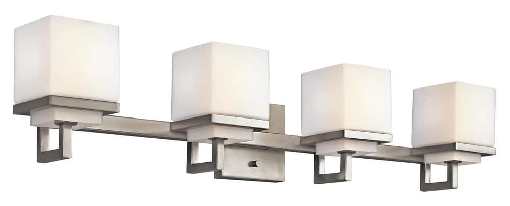 Best Pirce 👍 Kichler Lighting Metro Park 60W 4-Light Candelabra Bracket Fixture in Brushed Nickel 😀 3 Best Pirce 👍 Kichler Lighting Metro Park 60W 4-Light Candelabra Bracket Fixture in Brushed Nickel 😀