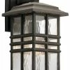 New 🔥 Kichler Lighting Beacon Square™ 14-1/4 in. 60W 1-Light Outdoor Wall Lantern in Olde Bronze 🤩 -Kichler Lighting shop Query 1186