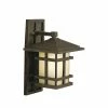 Outlet ⭐ Kichler Lighting Cross Creek 1-Light 150W Outdoor Wall Light in Aged Bronze 🌟 -Kichler Lighting shop Query 1204