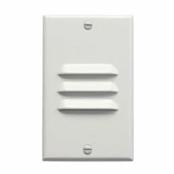 Outlet 👏 Kichler Lighting Vertical Louver LED Step Light in White 👏