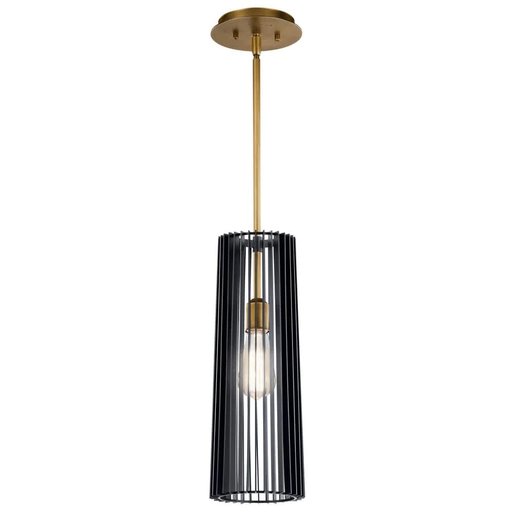 Hot Sale 🛒 Kichler Lighting Linara 75W 1-Light Medium E-26 Incandescent Pendant in Black ✔️ 3 Hot Sale 🛒 Kichler Lighting Linara 75W 1-Light Medium E-26 Incandescent Pendant in Black ✔️