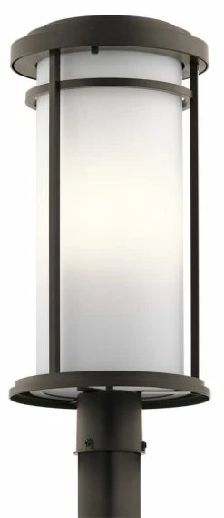 Best reviews of 🧨 Kichler Lighting Toman 20W 1-Light Post Mount Lantern in Olde Bronze 👏
