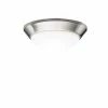 Hot Sale 🔥 Kichler Lighting Ceiling Space 75 W 1-Light Medium Flush Mount Ceiling Fixture in Brushed Nickel ✨ -Kichler Lighting shop Query 1268