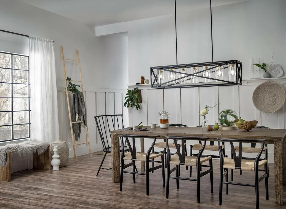 Brand new π Kichler Lighting Moorgate 60W 7-Light Medium E-26 Incandescent Chandelier in Black π 7 Brand new π Kichler Lighting Moorgate 60W 7-Light Medium E-26 Incandescent Chandelier in Black π - Image 5