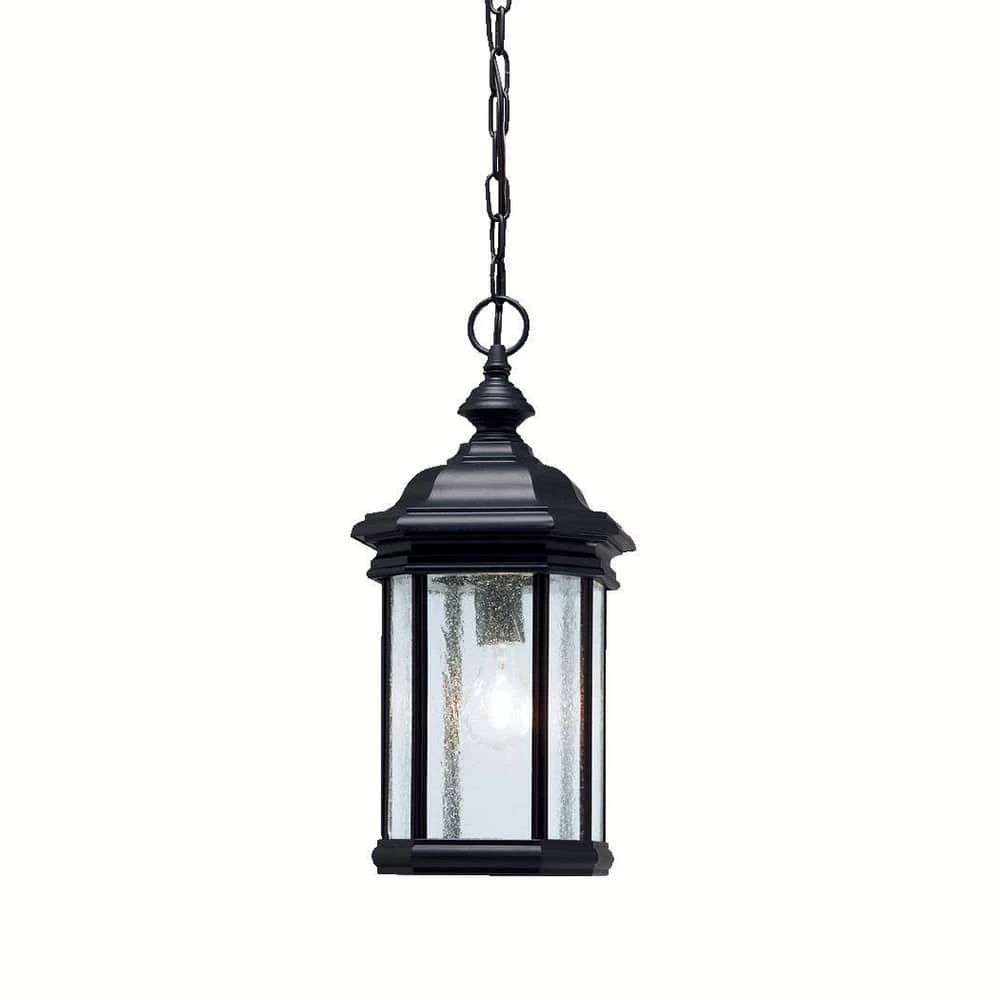Promo 𧨠Kichler Lighting Kirkwood 150W 1-Light Medium Base Outdoor Pendant Lantern in Black π 3 Promo 𧨠Kichler Lighting Kirkwood 150W 1-Light Medium Base Outdoor Pendant Lantern in Black π