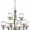 Promo 🛒 Kichler Lighting Lacey 29-1/2 in. 60W 9-Light Chandelier in Antique Pewter 🤩 -Kichler Lighting shop Query 1278