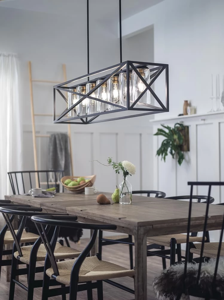 Brand new π Kichler Lighting Moorgate 60W 7-Light Medium E-26 Incandescent Chandelier in Black π 8 Brand new π Kichler Lighting Moorgate 60W 7-Light Medium E-26 Incandescent Chandelier in Black π - Image 6