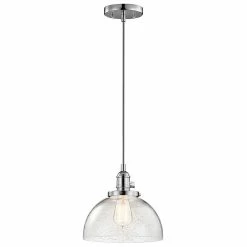 New 🧨 Kichler Lighting Avery™ 100W 1-Light Medium E-26 Base Pendant in Polished Chrome 🌟
