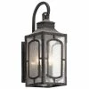 Wholesale 🎉 Kichler Lighting Bay Village 60W 2-Light Candelabra E-12 Incandescent Outdoor Wall Sconce in Weathered Zinc 😍 -Kichler Lighting shop Query 1295