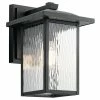 Best Sale ⭐ Kichler Lighting Capanna™ 75W 1-Light Medium E-26 Incandescent Outdoor Wall Sconce in Textured Black 😀 -Kichler Lighting shop Query 1301