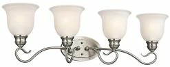 Discount 🔔 Kichler Lighting Tanglewood™ 1-Light Bath Light in Brushed Nickel 💯
