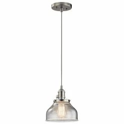 Coupon ✨ Kichler Lighting Avery™ 100W 1-Light Medium E-26 Base Incandescent Pendant in Brushed Nickel 🧨