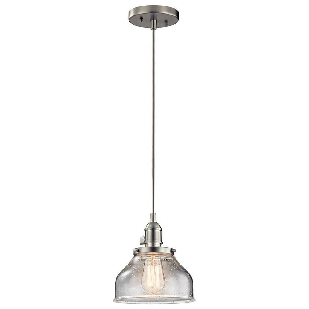 Coupon ✨ Kichler Lighting Avery™ 100W 1-Light Medium E-26 Base Incandescent Pendant in Brushed Nickel 🧨 3 Coupon ✨ Kichler Lighting Avery™ 100W 1-Light Medium E-26 Base Incandescent Pendant in Brushed Nickel 🧨